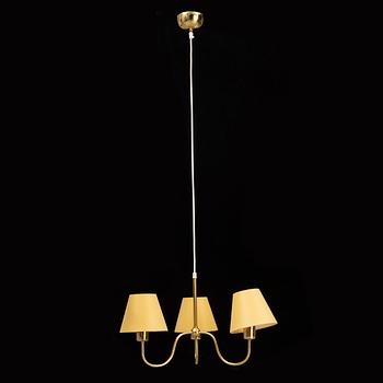 JOSEF FRANK, a model 2479 brass ceiling lamp for Svensk Tenn.