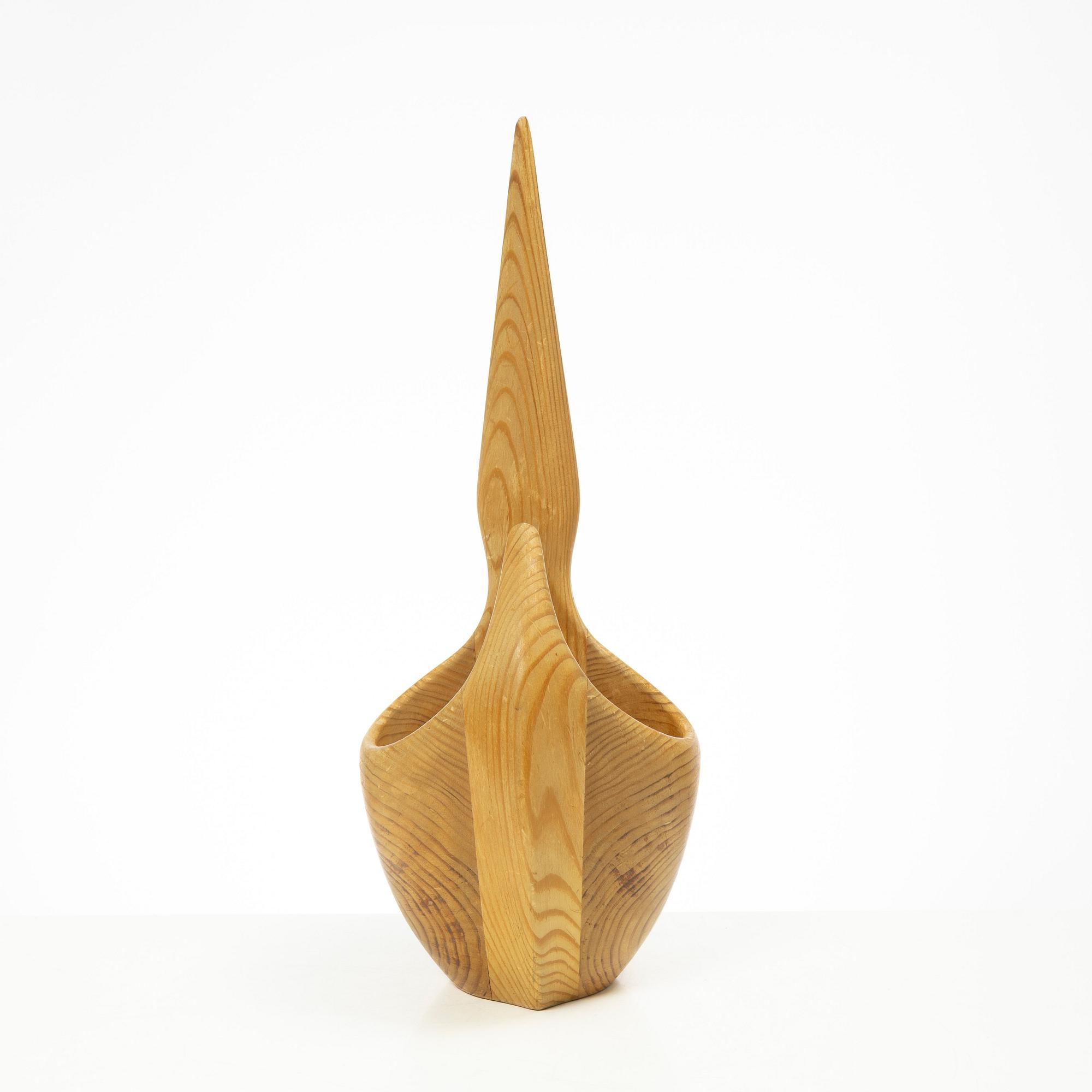 Johnny Mattsson, skål, trä, signerad.