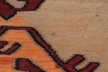 Rug, semi-antique Turkish Kilim, approx. 385 x 200 cm.