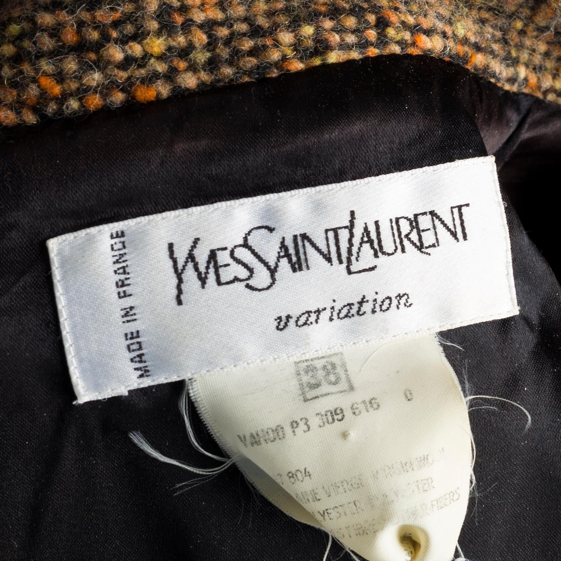 KAVAJ, Yves Saint Laurent, fransk storlek 38.