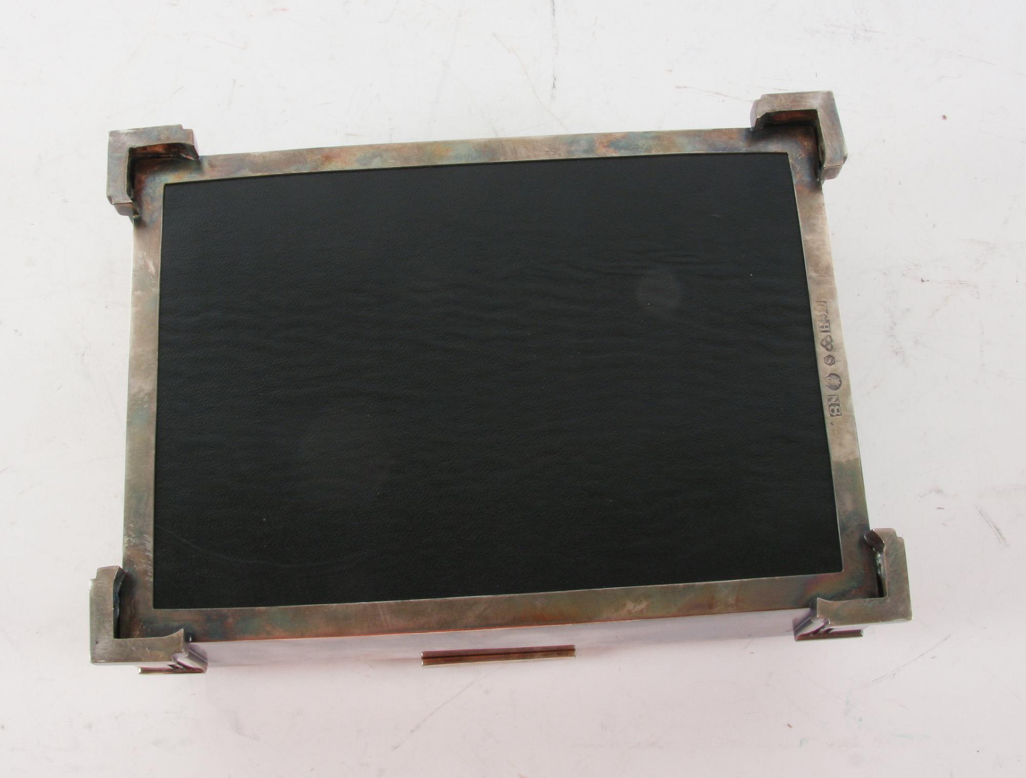 CIGARETTSKRIN, silver C.G Hallberg 1939.