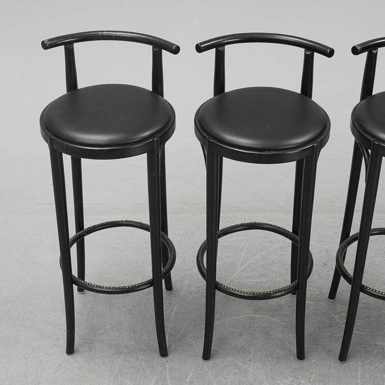 A set of four 'Linus' bar stools, Gemla, 1996/1997.