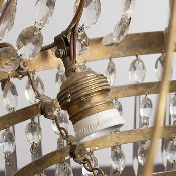 Chandelier, circa 1900, Gustavian style.