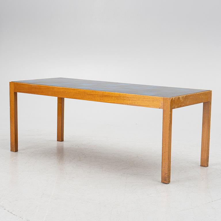 David Rosén, and Algot Törneman, a 'Blue Square' coffee table, Triva, Nordiska Kompaniet, 1950s.