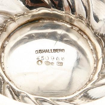 SOCKERRUSKA,, silver, C G Hallberg,  Stockholm, 1918. Vikt ca 266 gram.