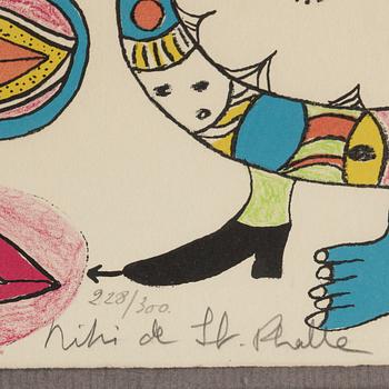 Niki de Saint Phalle, lithograph in colours, signed 228/300.