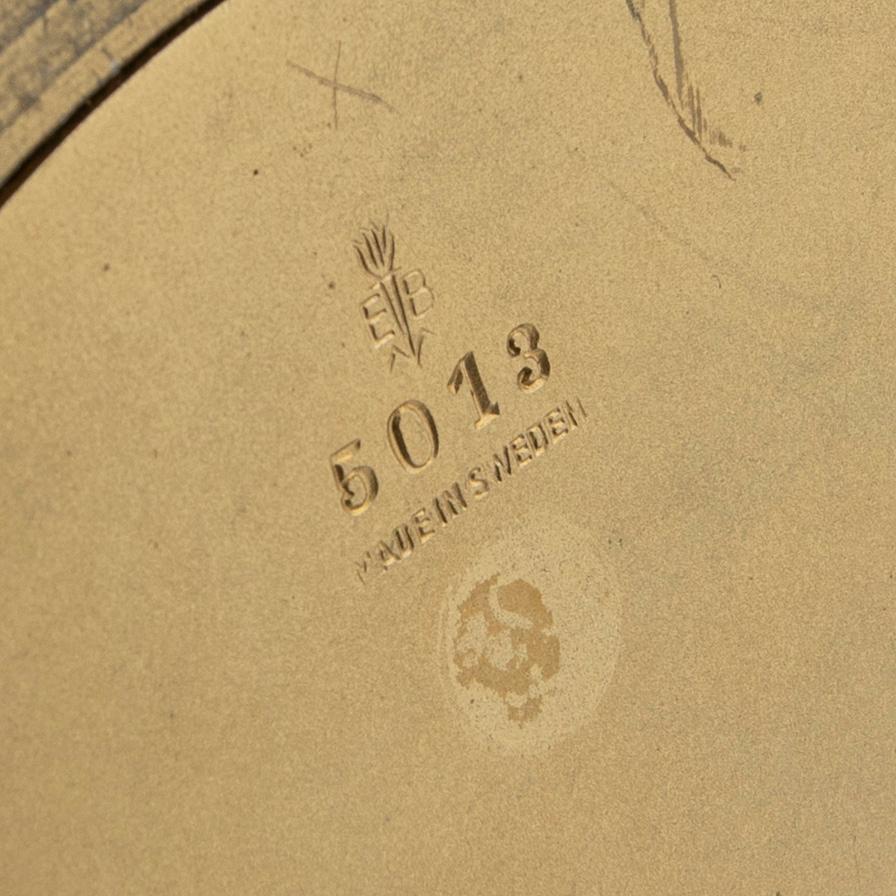 Einar Bäckström's Metal Goods Factory, table lamp, model '5013', Swedish Modern, 1940s.