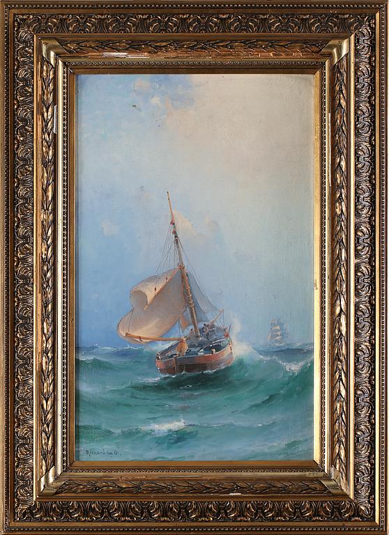 LUDVIG RICHARDE, olja på duk, signerad och daterad -01.