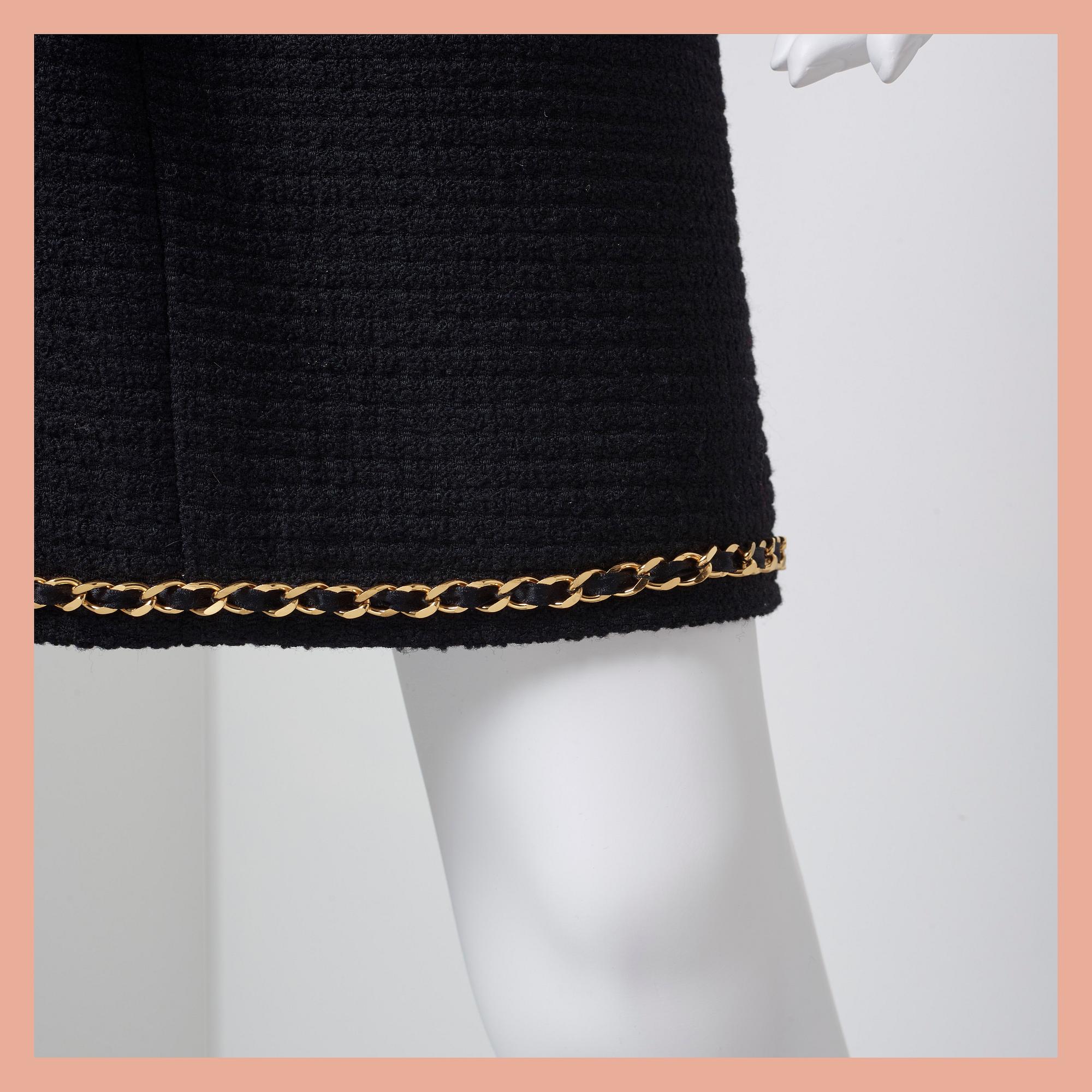 DRÄKT, Chanel, fransk storlek 40.