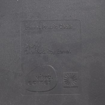 CHARLES & RAY EAMES, stolar, 6 st, "Plastic chair", Vitra.