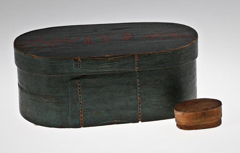 SVEPASKAR, 2 st. Allmoge 1800-tal.