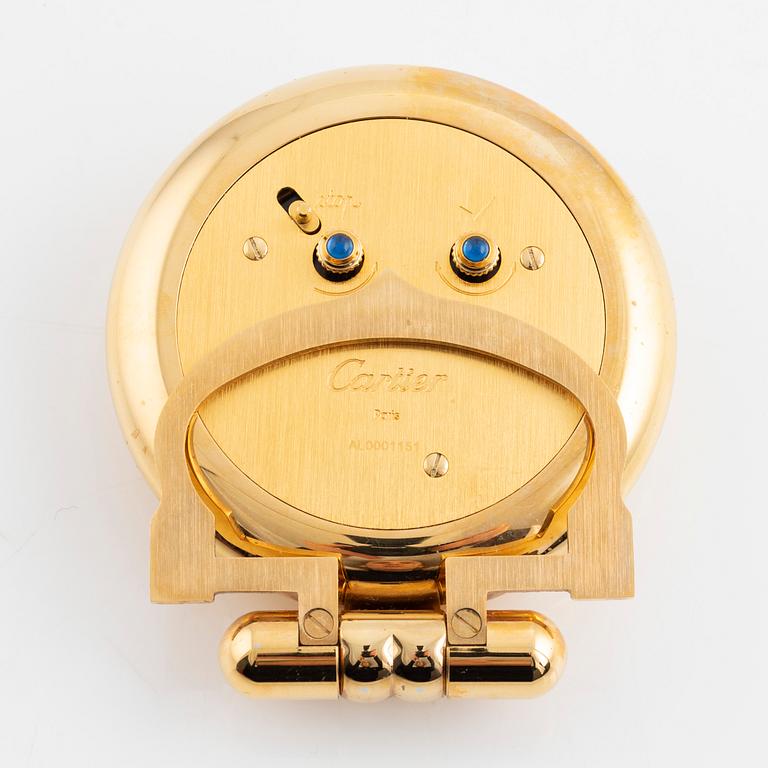 Cartier, alarm clock, 78 mm.