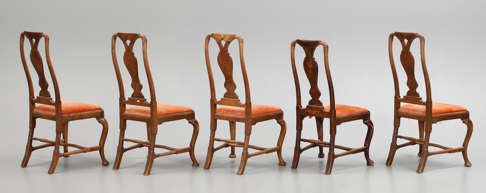STOLAR, 3 + 2, senbarock samt senbarockstil, 1700-tal samt 1900-talets första hälft.