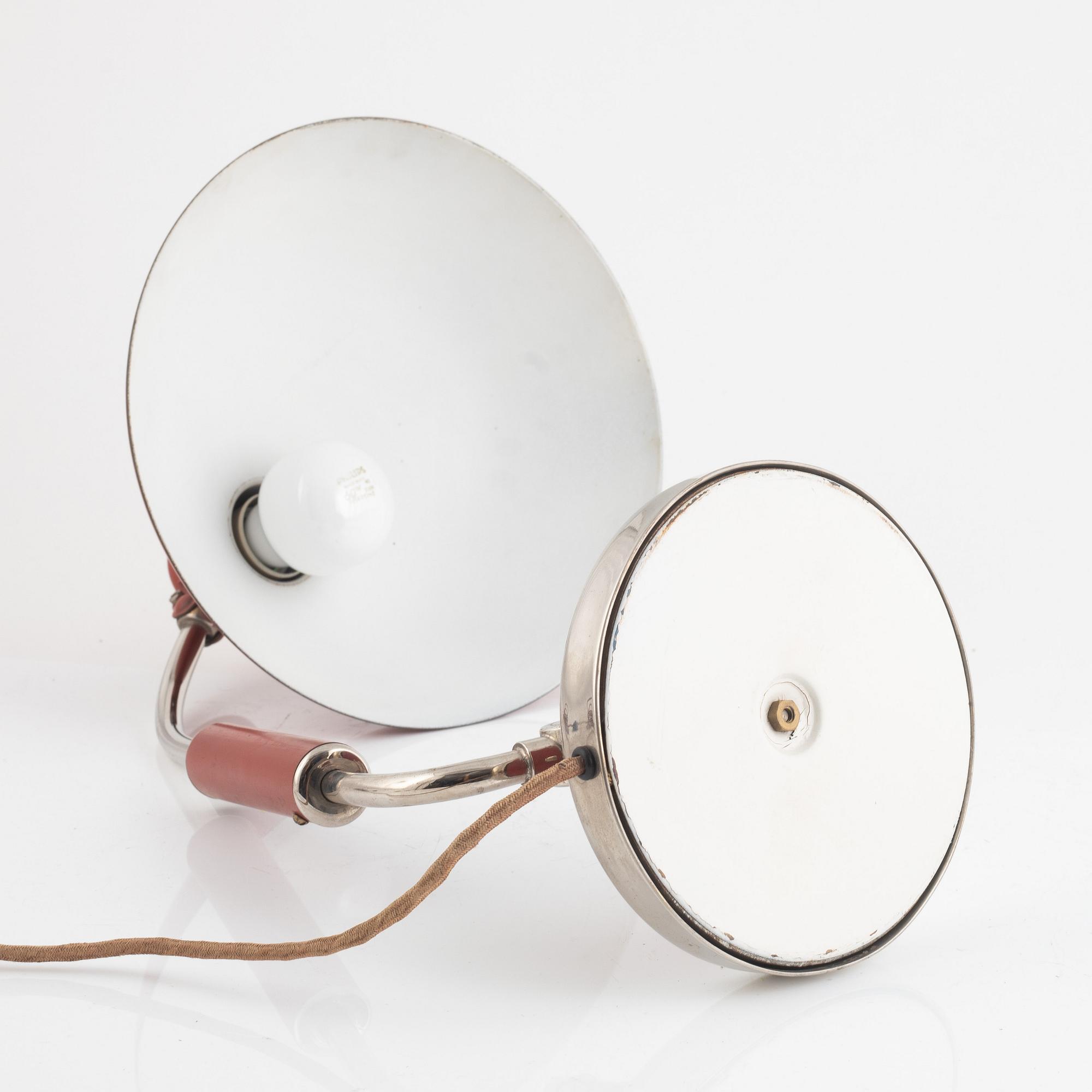 Christian Dell, a table lamp, model 6632, Kaiser Idell, 1930's.