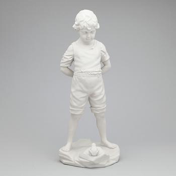 SKULPTUR, parian, efter Per Hasselberg, Gustavsberg, 1906.