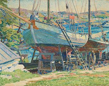 Carl Wilhelmson, "Varvet" (The Wharf).