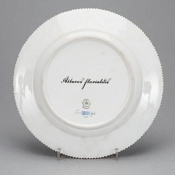 A DISH, porcelain "Flora Danica", Royal Copenhagen 1962.