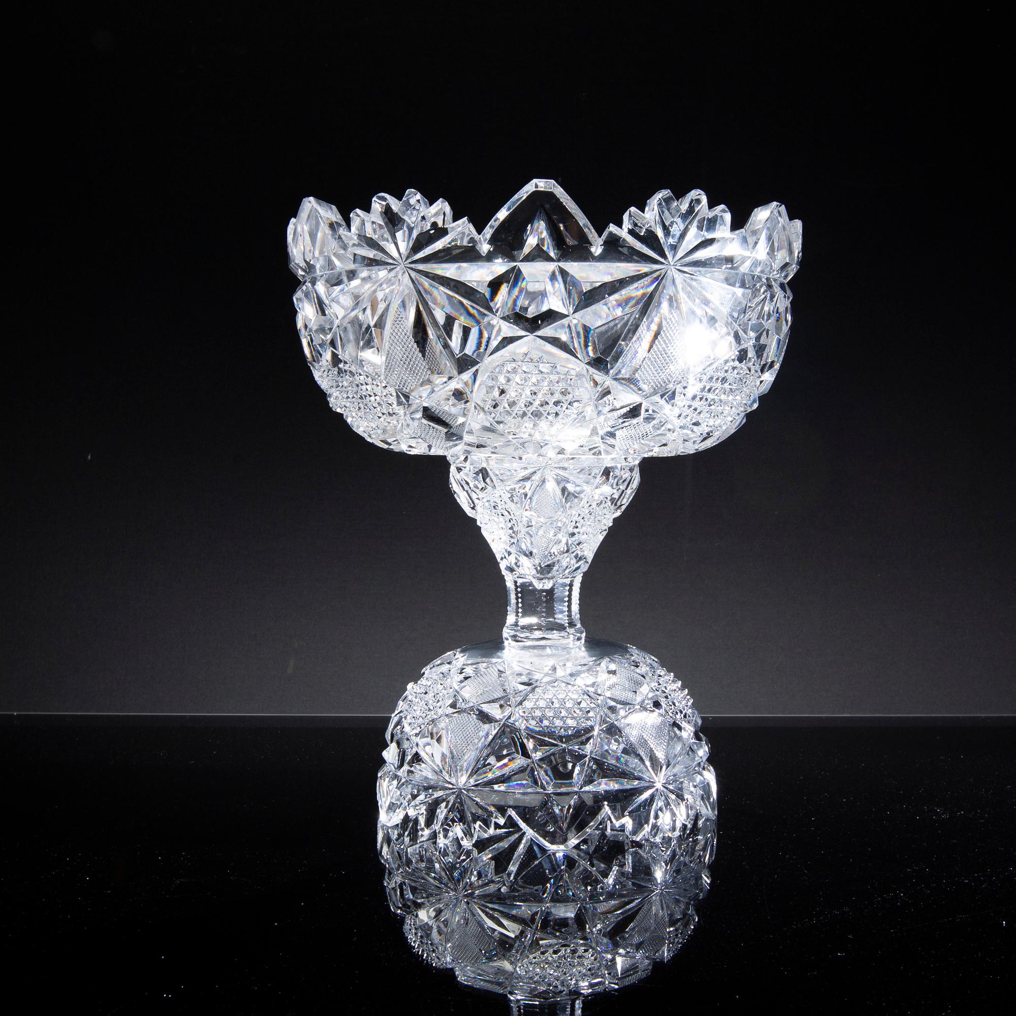 BÅLSKÅL, glas, 1900-tal.