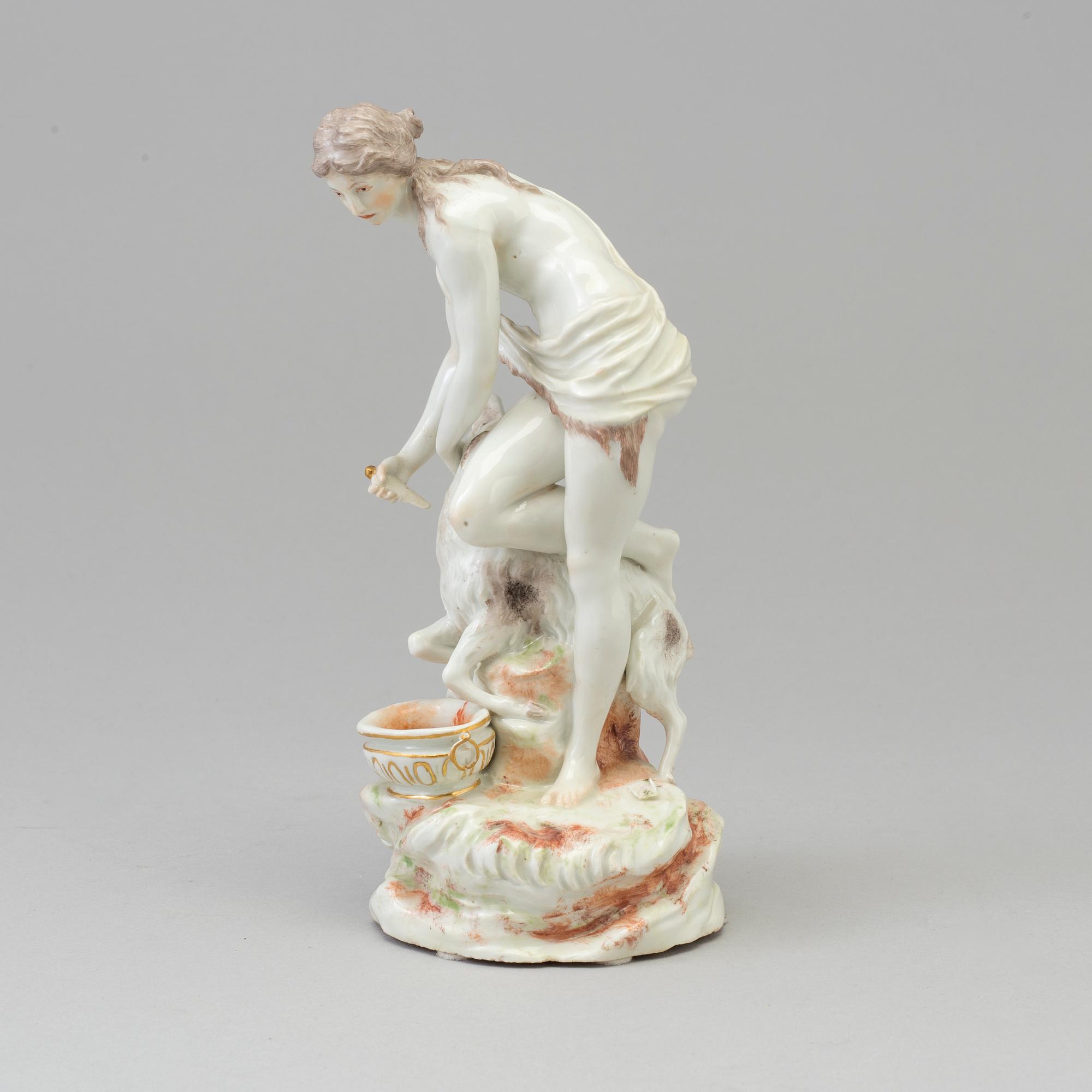 A Ludwigsburg porcelain figure, Germany, 18th Century.