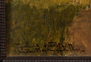 Reinhold Norstedt, Landscape with Farm.