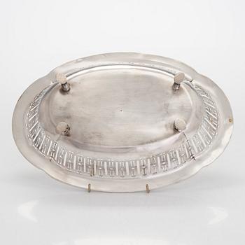 A  French silver centre-piece bowl, marked André Aucoc, Paris, around the turn of the century 1800/1900.