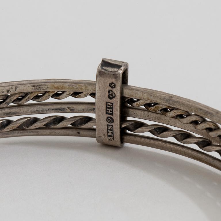 A bracelet by Arvo Saarela, Enköping, 1958.