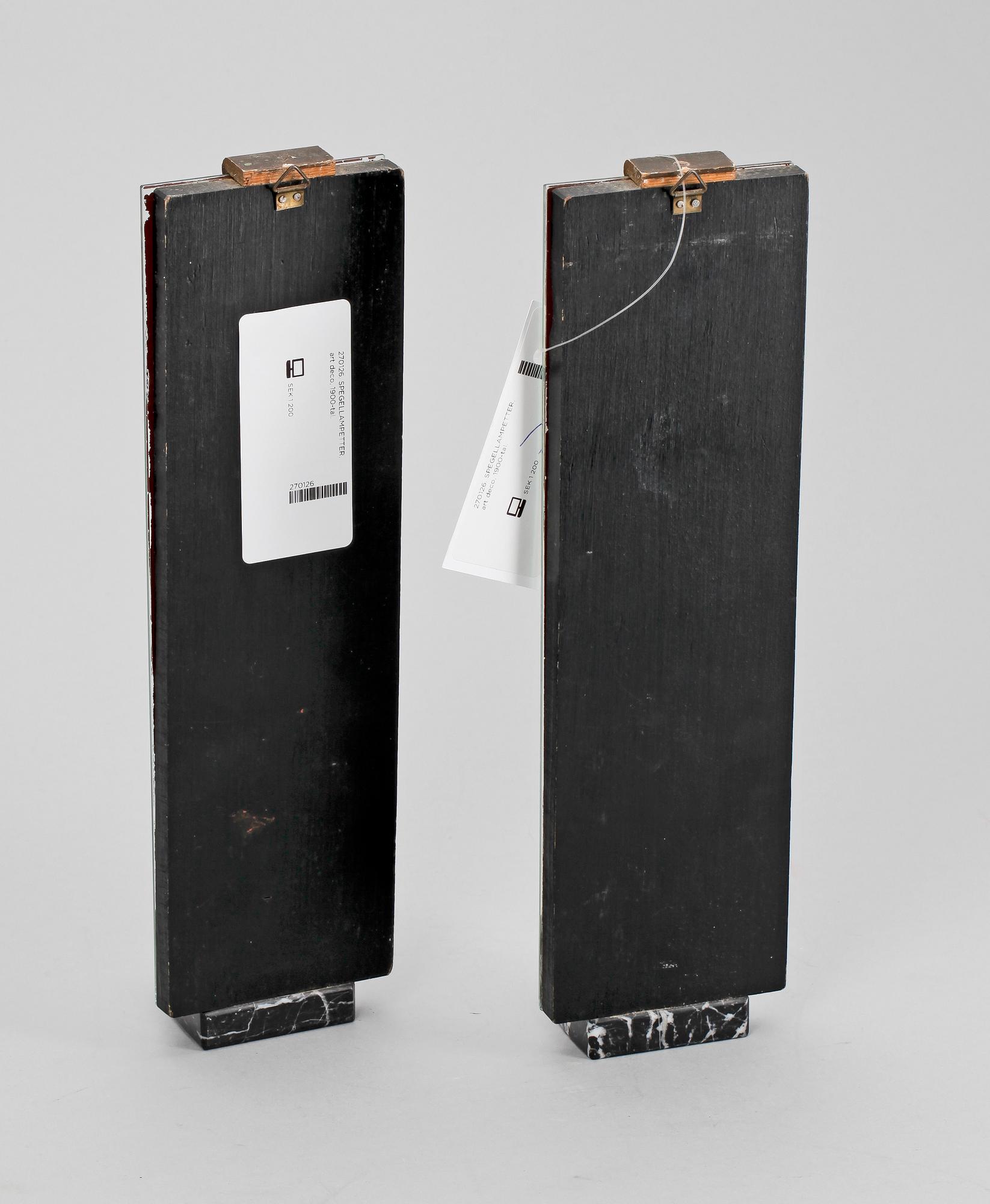 SPEGELLAMPETTER, art deco, 1900-tal.