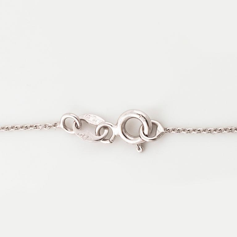 COLLIER, med briljantslipad diamant ca 1.00 ct.