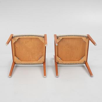 Yngve Ekström, chairs 4 pcs, "Kontiki", Troeds, second half of the 20th century.