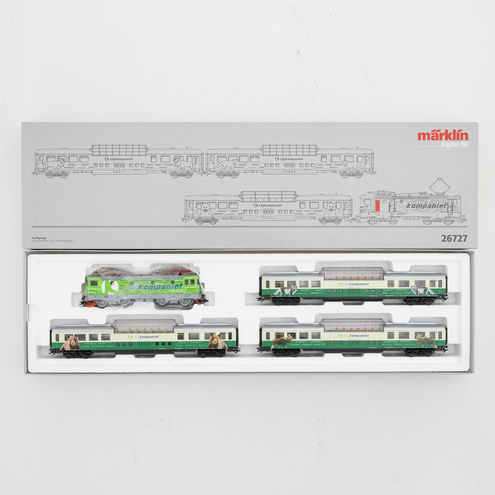 Märklin, tågset, modellnr 26727, spår H0, digitalt, i kartong.