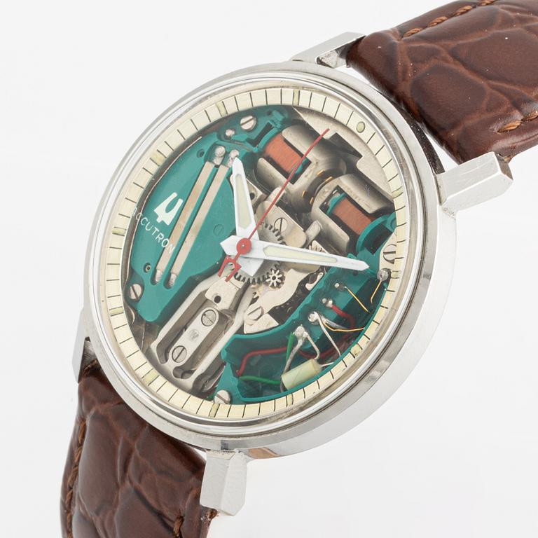 Bulova, Accutron, "Spaceview", wristwatch, 35 mm.