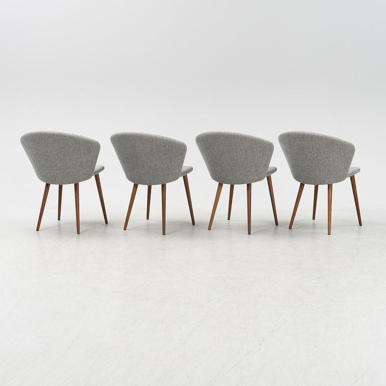 A set of four 'Miss Holly Upholstered' by Jonas Lindvall for Stolab designed 2018.