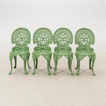 Garden furniture 5 pcs, later part of the 20th century.
