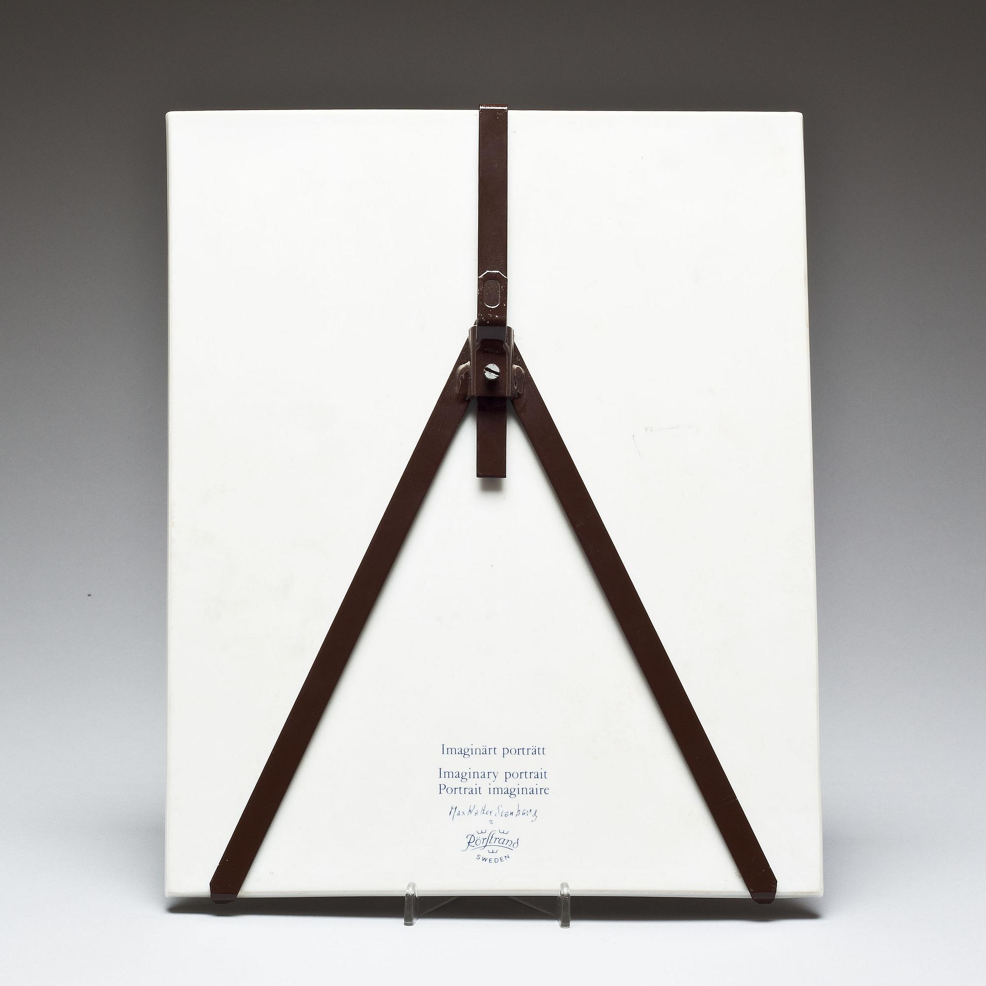 VÄGGPLATTA, porslin, Max Walter Svanberg, Rörstrand.