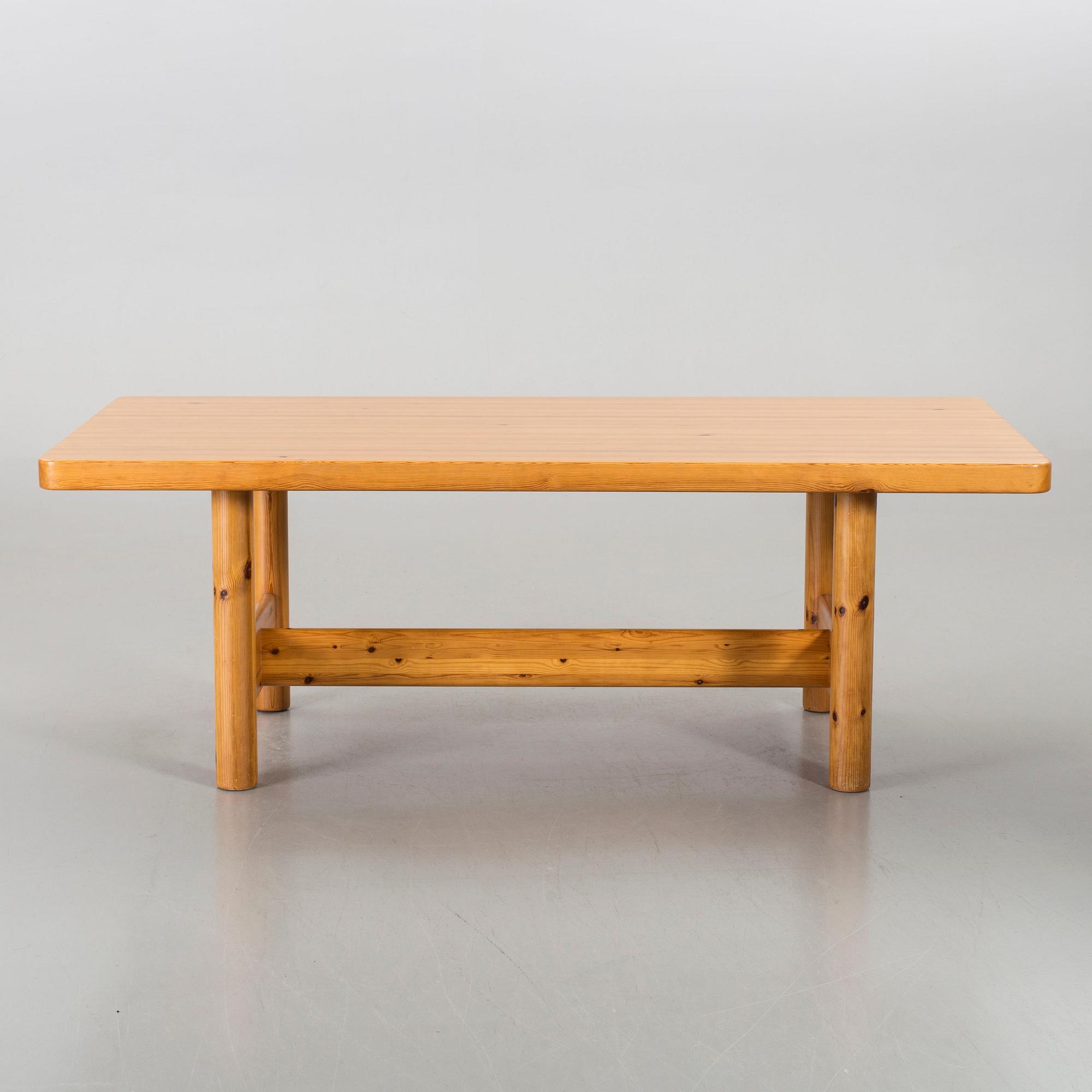 A RAINER DAUMILLER PINE TABLE, by Hirtshalls savvaerk.