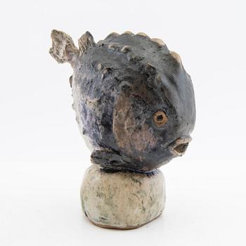 Gunnar Hansson, figurine, Fish.