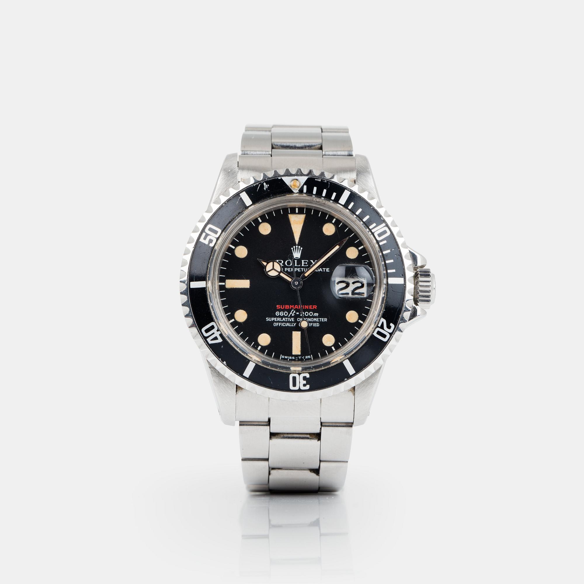 ROLEX, Submariner, "Red Mark IV", "Kissing 40".