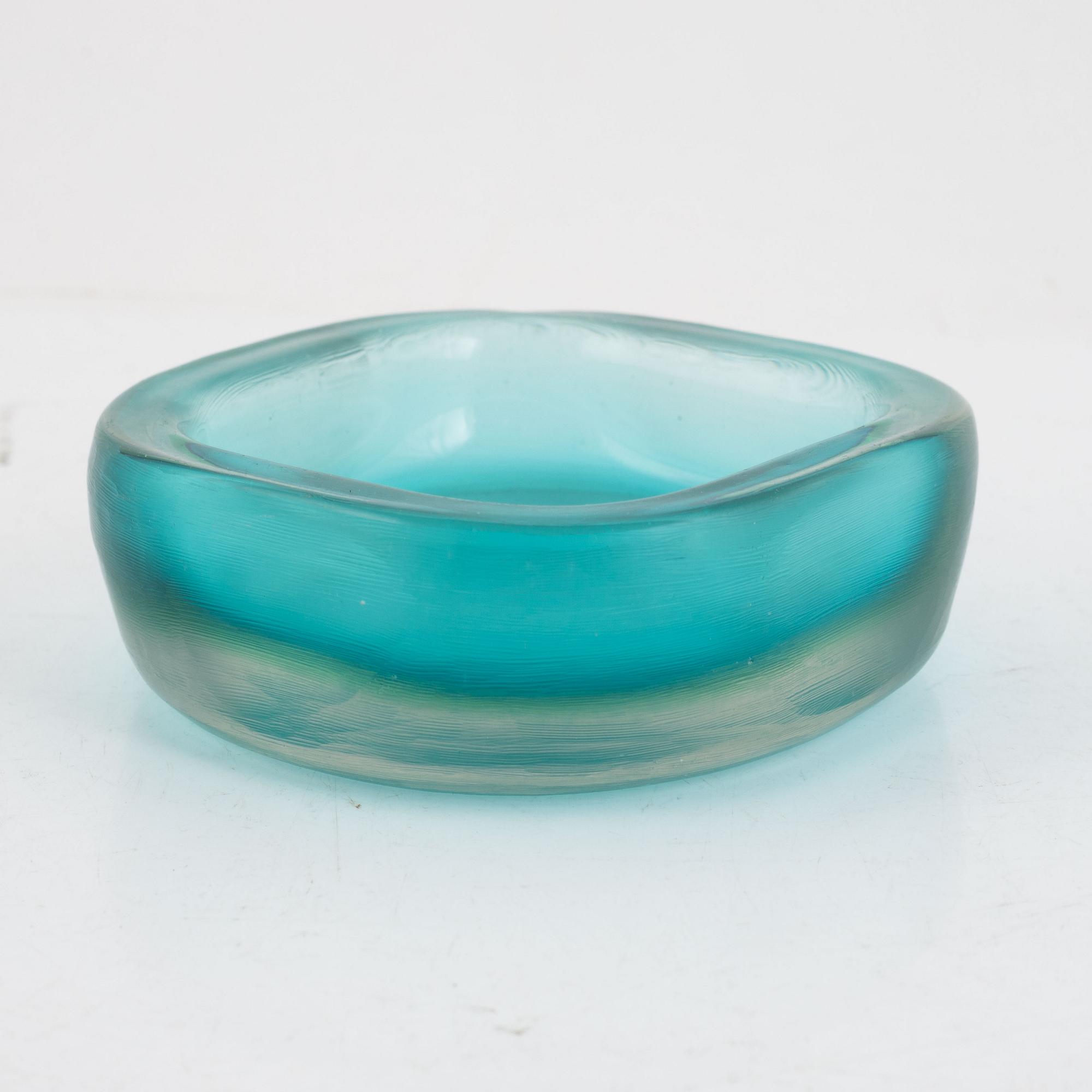 Paolo Venini, ashtray, 'Incisi', Murano, Italy.