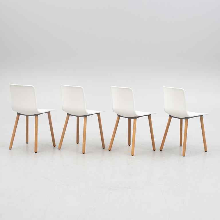 Jasper Morrison, a set of four 'HAL' chairs, Vitra 2015.