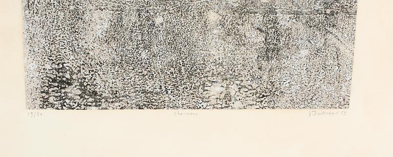 JEAN DUBUFFET litografi, signerad och daterad -59 numrerad 19/30.