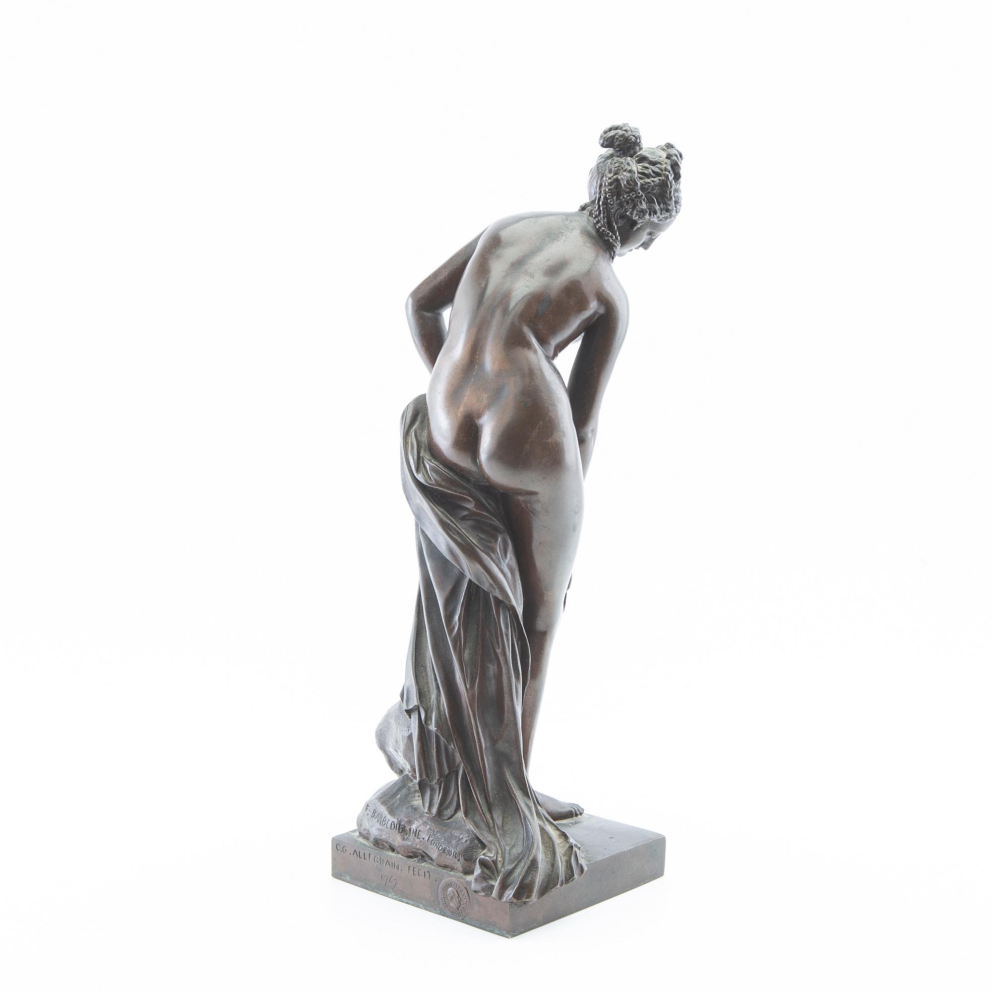 Christophe Gabriel Allegrain, after Antique-style figure.