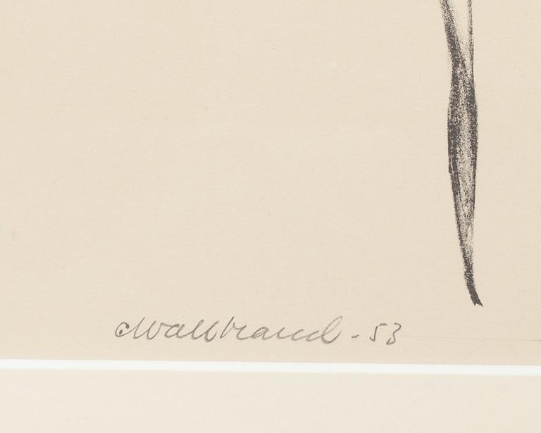 CLAES LENNART WALLBRAND , litografi, signerad och  numrerad 81/100.