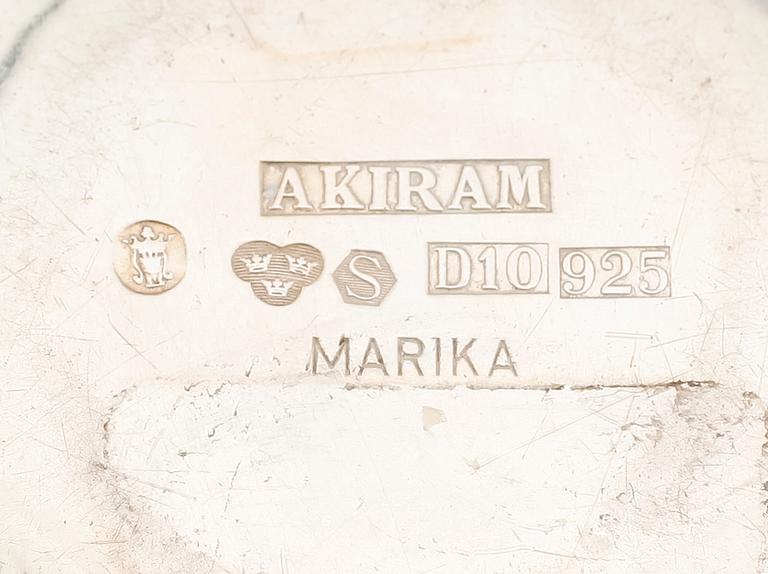 SKÅL, silver, Marika, Stockholm 1978. Vikt ca 234 gram.