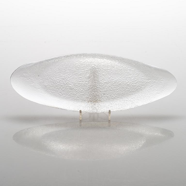 Tapio Wirkkala, lasiveistos, 3587, signeerattu Tapio Wirkkala Iittala -56.