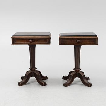 Helge Werner, a pair of bedside tables, early 20th Century.