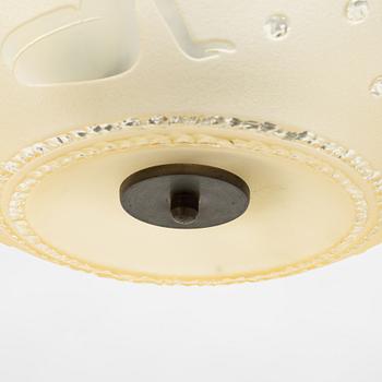 A Swedish Modern ceiling light, 1940's.