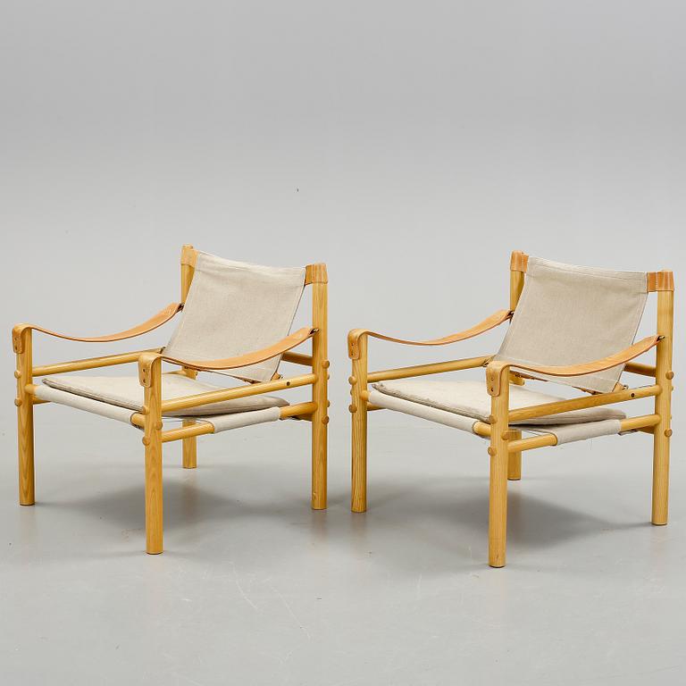 FÅTÖLJER, ett par, "Sirocco", design Arne Norell. 1900-talets andra hälft.
