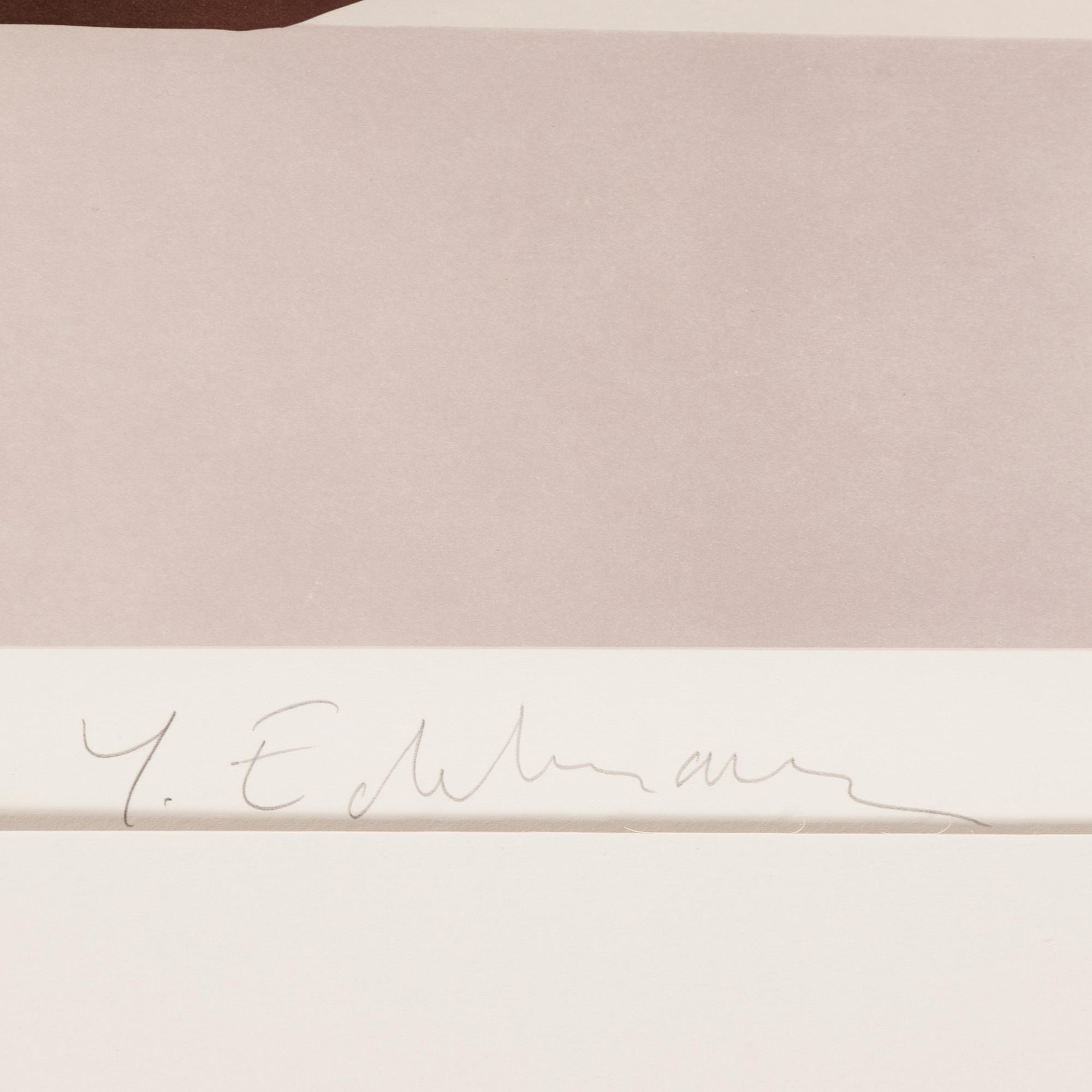YRJÖ EDELMANN, lithograph, signed and numbered 25/150.