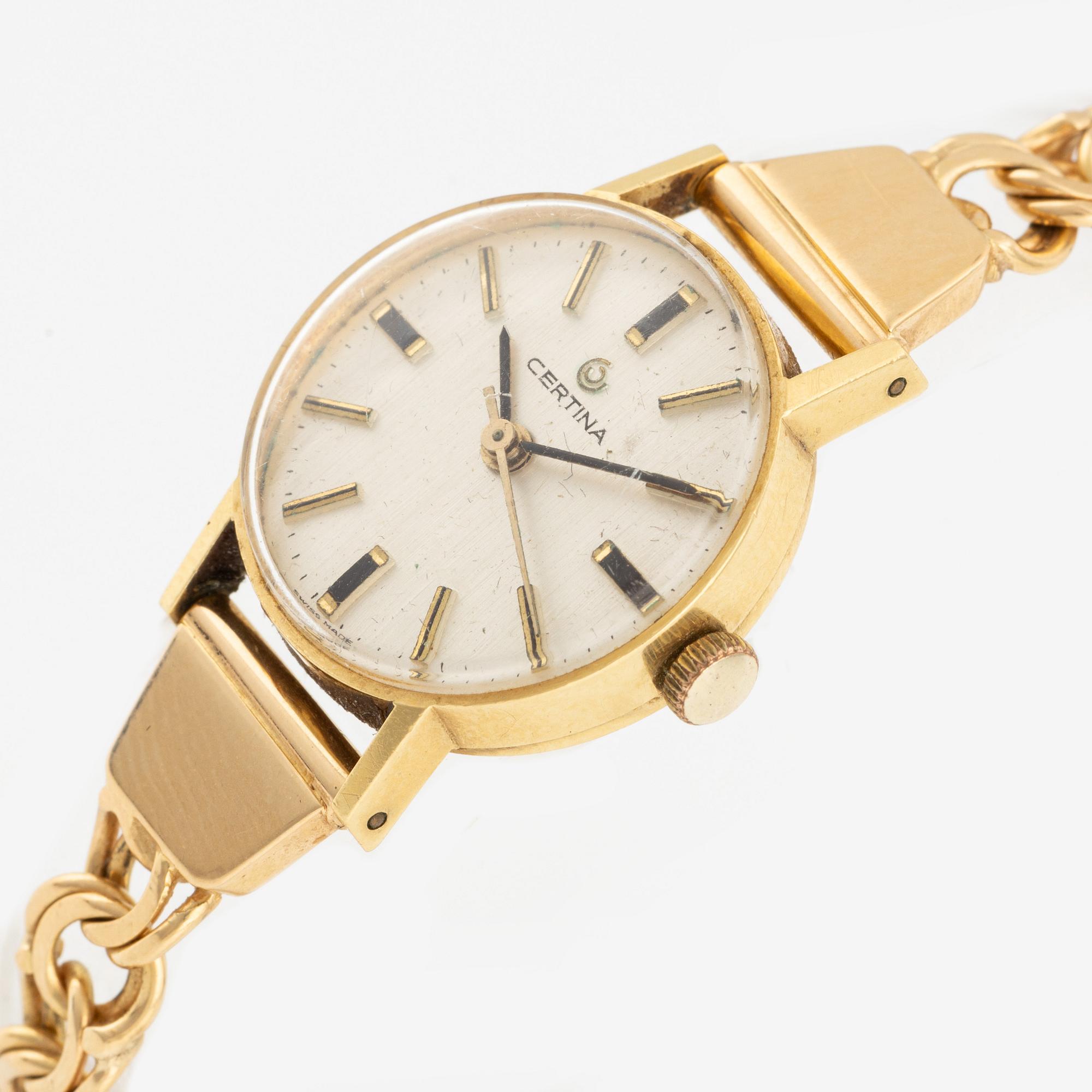 Certina, armbandsur, 21 mm.