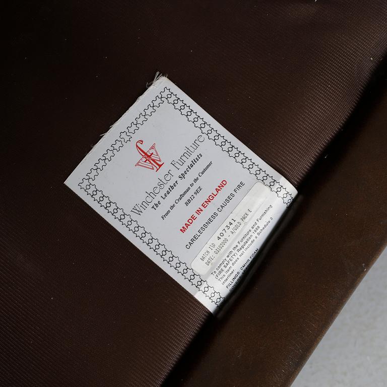 FÅTÖLJ, Chesterfieldmodell, Winchester Furniture, England, 1900-talets andra hälft.